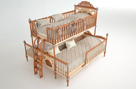 Детская трёхместная кровать «Amafor»
